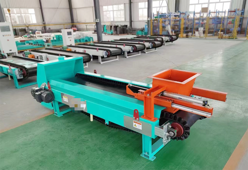 Quantitative weighing feeder process picture