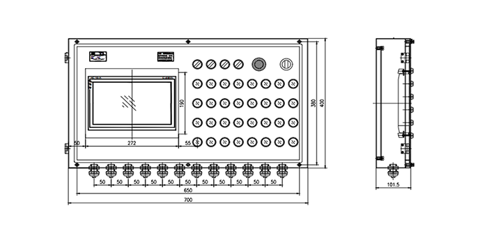 CXH18 mining intrinsic safety programmable display operationSchematic diagram of working principle