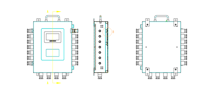KJJ12W Mining Intrinsic Safety Wireless GatewaySchematic diagram of working principle